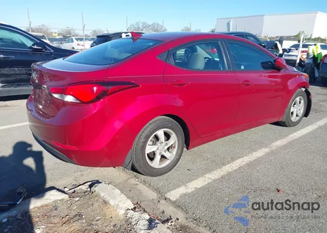 2014 Hyundai Elantra Se z USA, uszkodzony, nr VIN 5NPDH4AE6EH491034